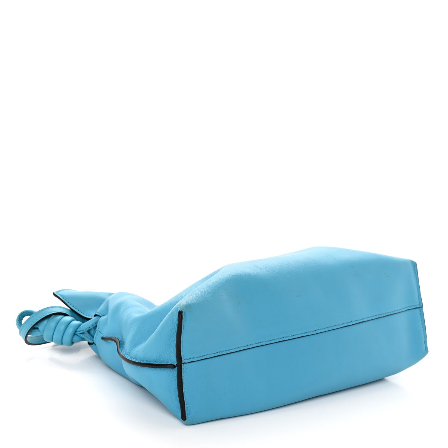 Loewe Nappa Medium Flamenco Knot Bag Cyan 4 of 10