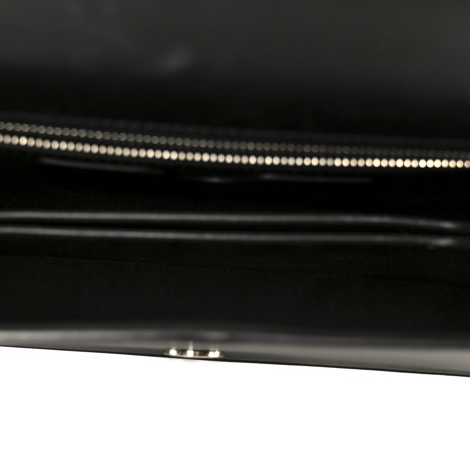 Alexander McQueen Calfskin Stitched Butterfly Jeweled Knuckle Satchel Black 5 of 11