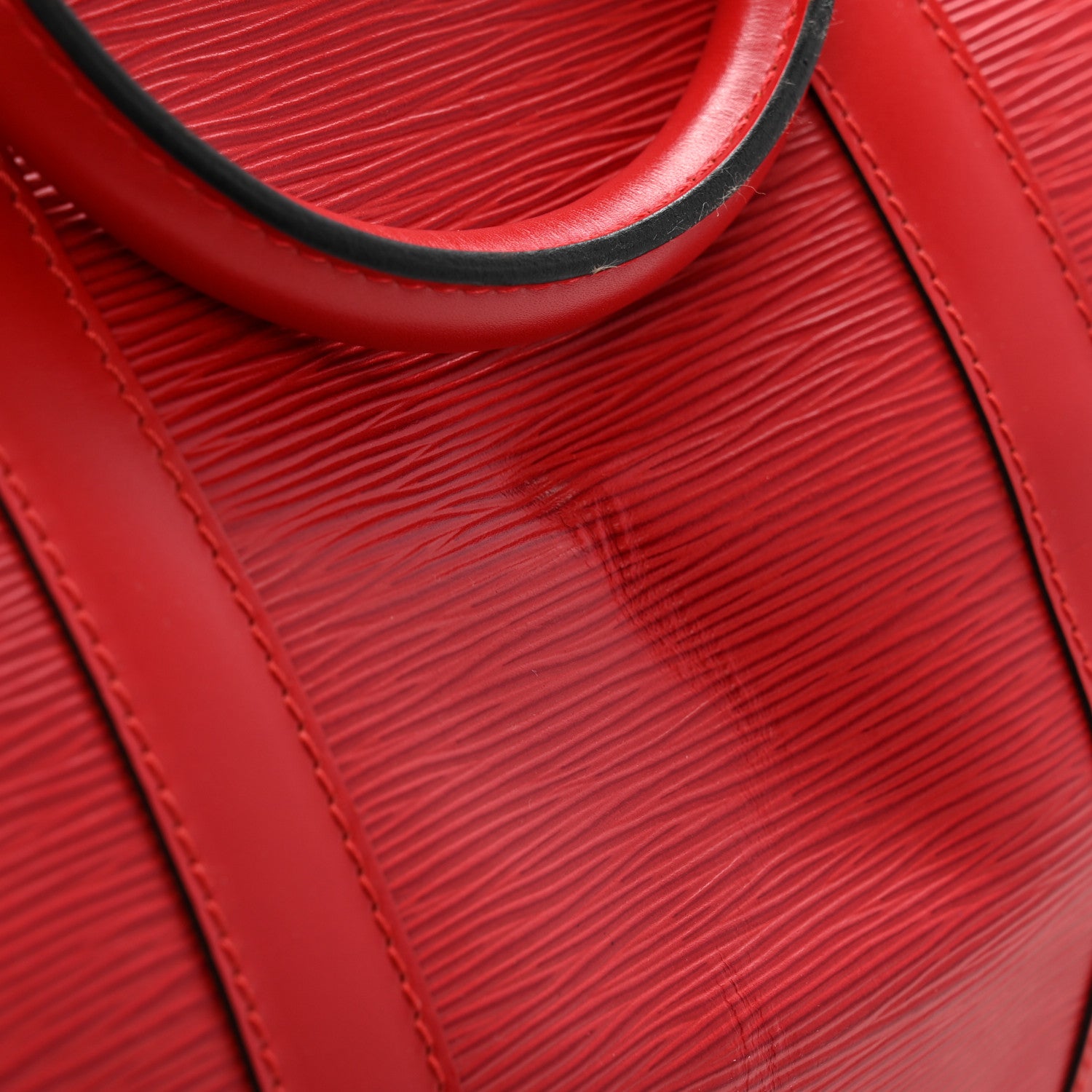 Louis Vuitton Epi Keepall 50 Castillan Red 11 of 12