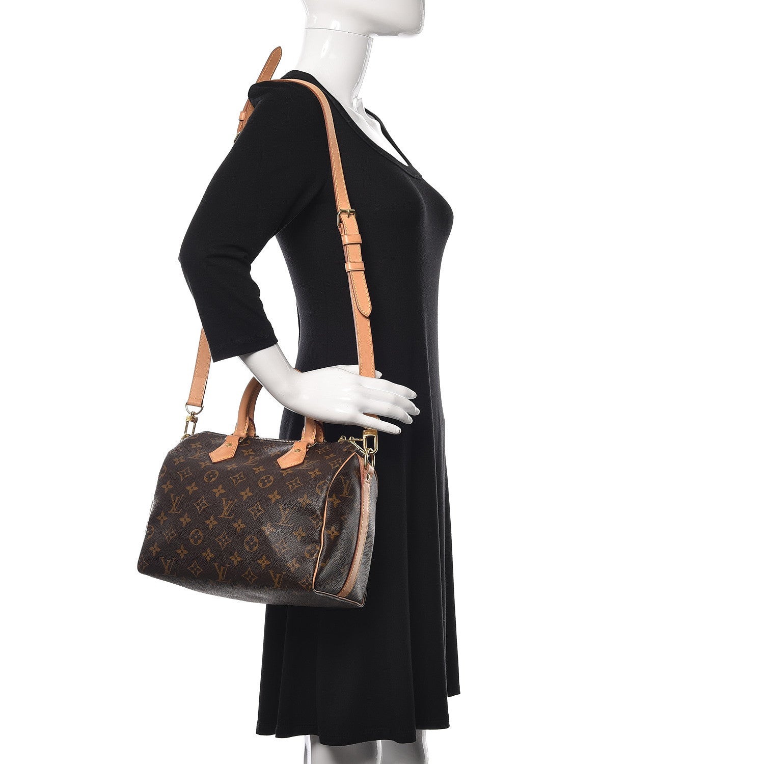 Louis Vuitton Monogram Speedy Bandouliere 25 2 of 11