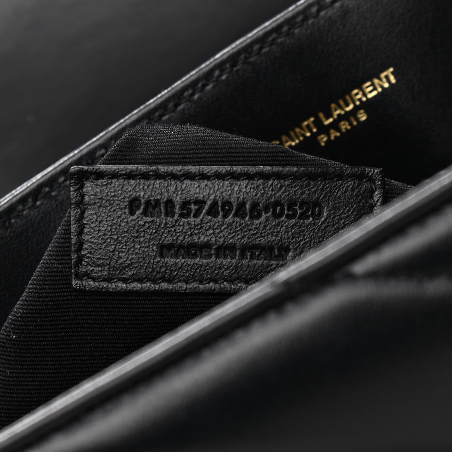 Saint Laurent Calfskin Y Quilted Monogram Medium Loulou Chain Satchel Black 8 of 15