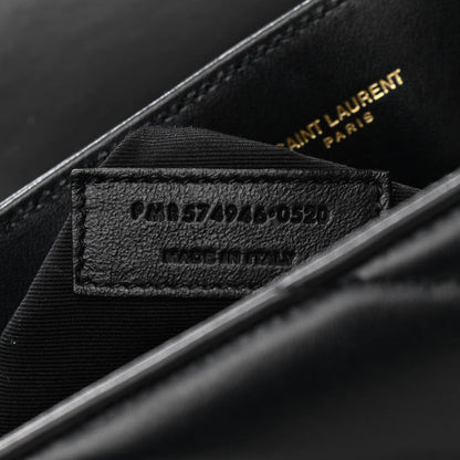Saint Laurent Calfskin Y Quilted Monogram Medium Loulou Chain Satchel Black 8 of 15