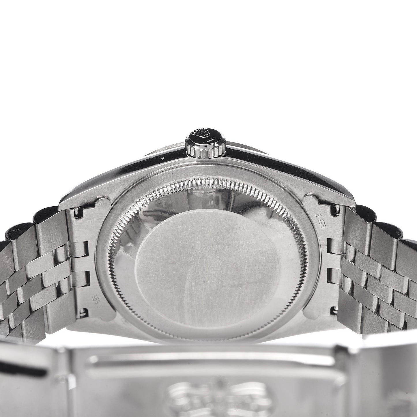 Stainless Steel 18K White Gold Diamond 36mm Oyster Perpetual Datejust Watch Black 16234