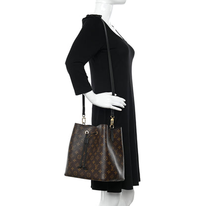 Louis Vuitton Monogram Neonoe MM Black 2 of 9