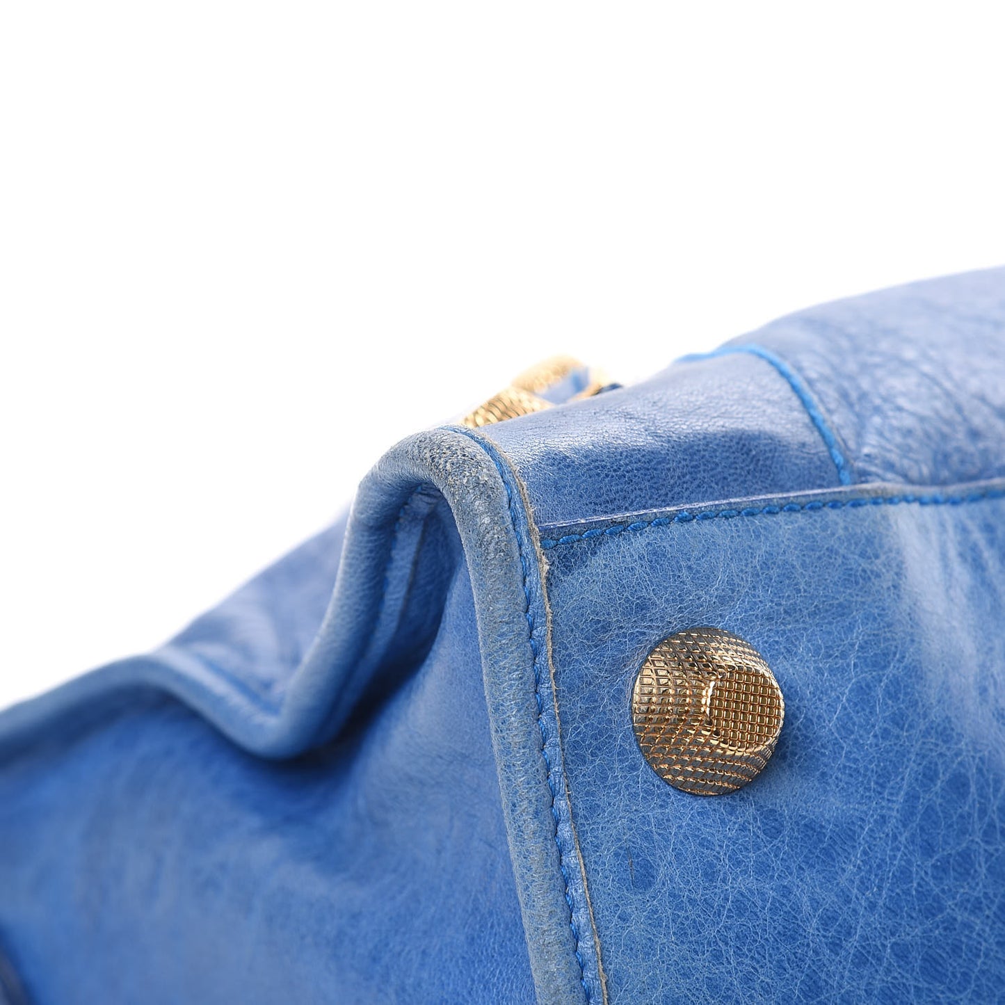 Agneau Giant 21 Gold Hardware Part Time Electric Bleu