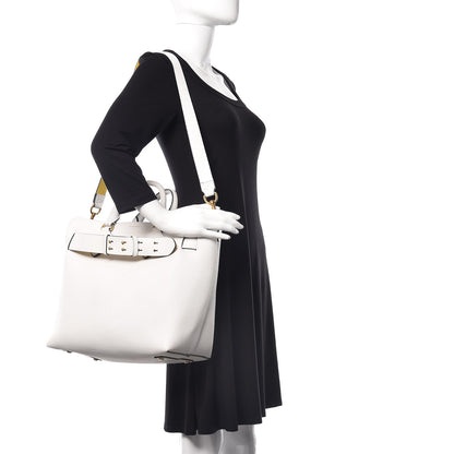 Burberry Soft Grain Calfskin Medium Belt Bag Chalk White 2 of 15