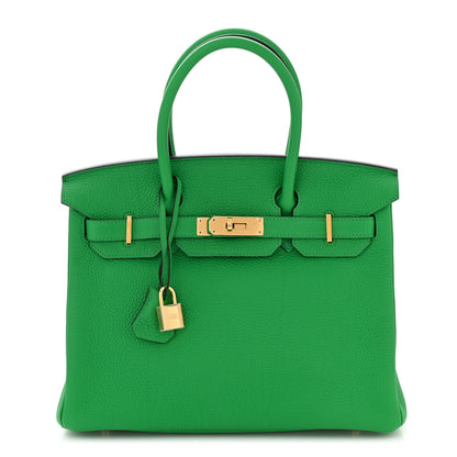 Hermes Togo Birkin 30 Bambou 1 of 11