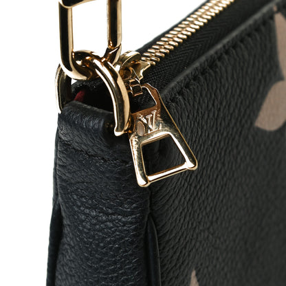 Louis Vuitton Empreinte Monogram Giant Multi Pochette Accessories Large Pochette Black Beige 9 of 10