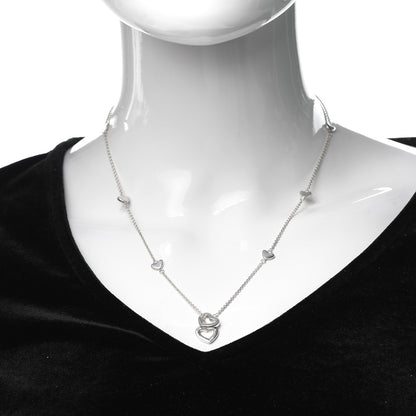 Tiffany Sterling Silver Heart Lariat Necklace 2 of 6