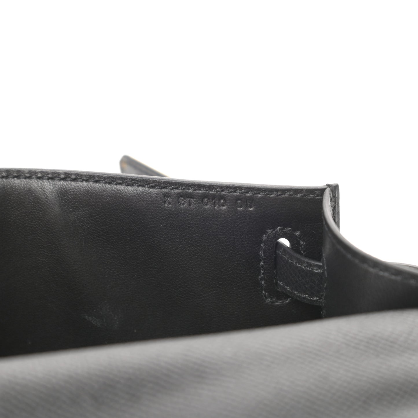 Epsom Kelly Pochette Clutch Black