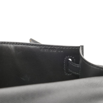 Hermes Epsom Kelly Pochette Clutch Black 7 of 10