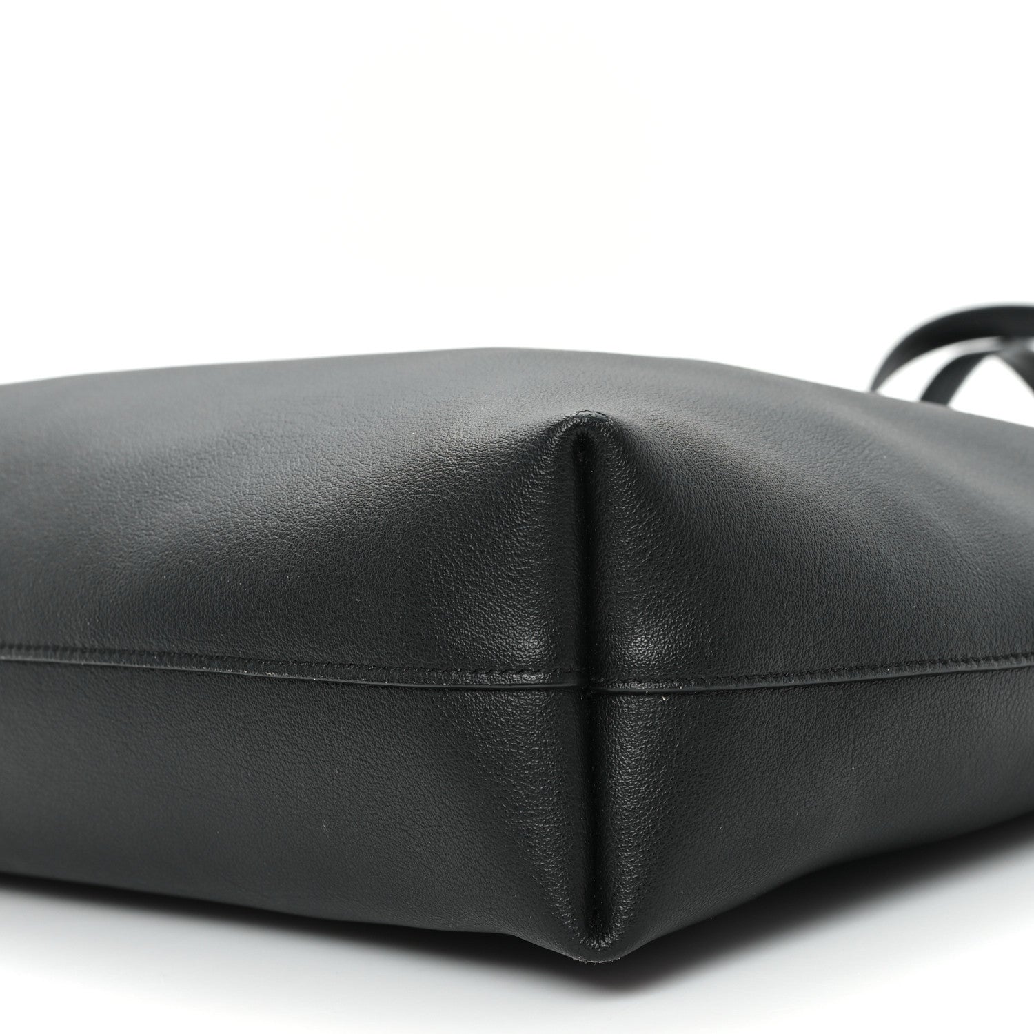 Saint Laurent Calfskin North-South Shopping Tote Black 11 of 12