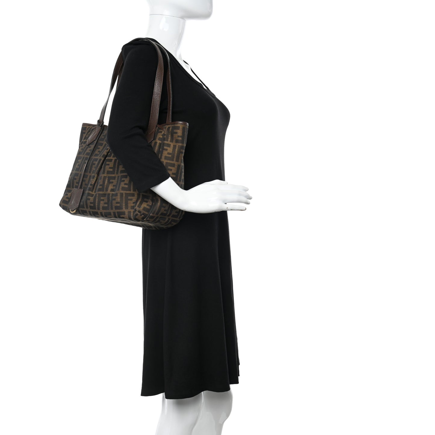 Zucca Vitello Artic Medium Shopping Tote Tobacco Castagna