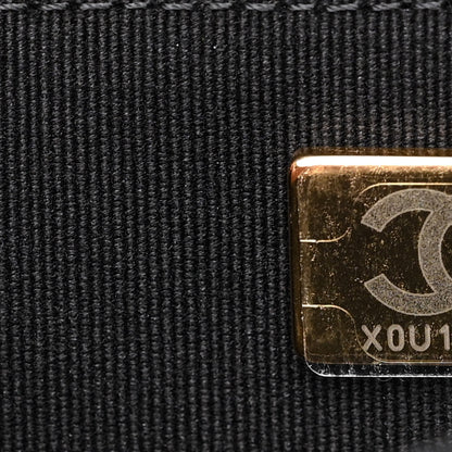 Chanel Caviar Quilted Boy Wallet On Chain WOC Black 8 of 12