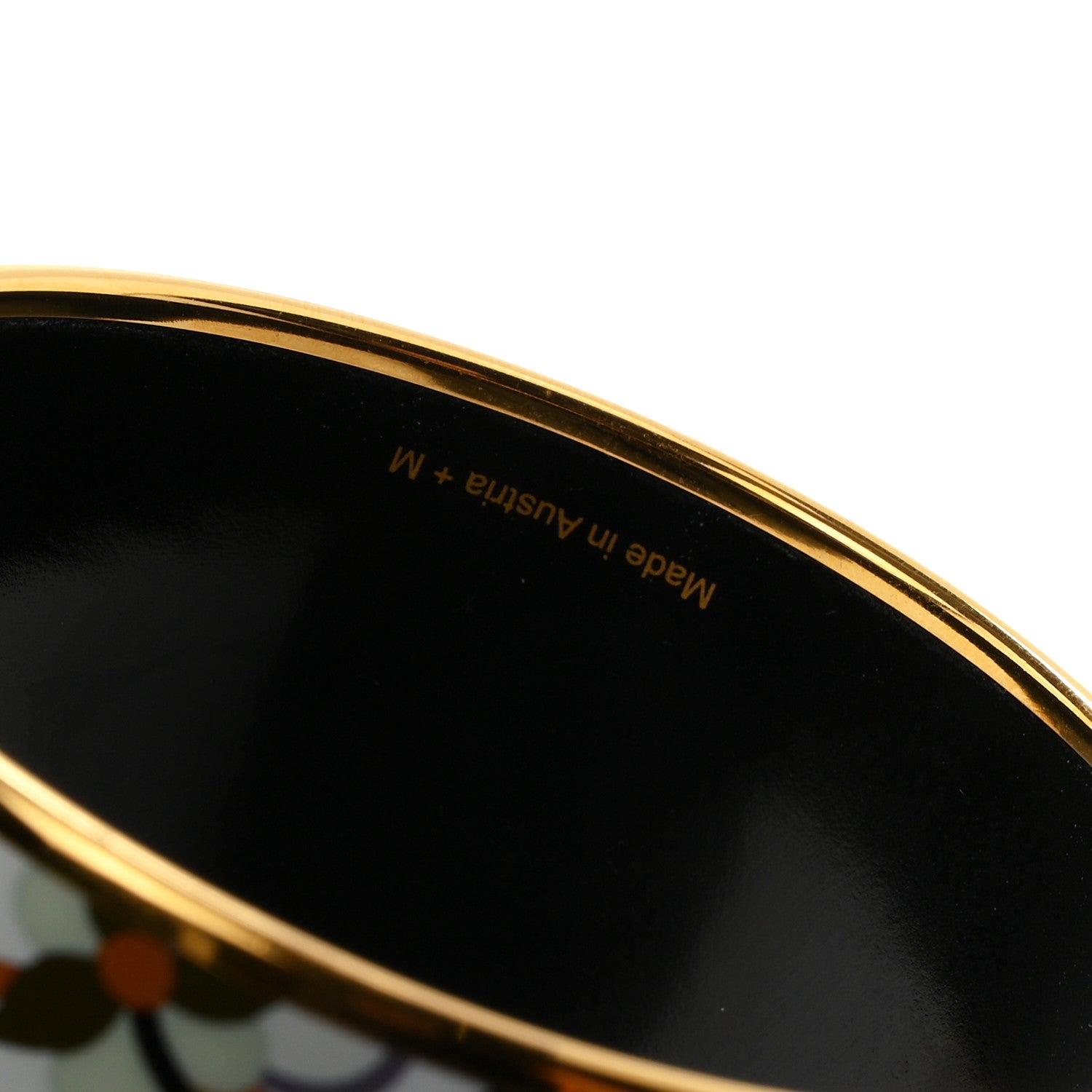 Hermes Enamel Printed Extra Wide La Femme Aux Semelles de Vent Bracelet 65 5 of 5