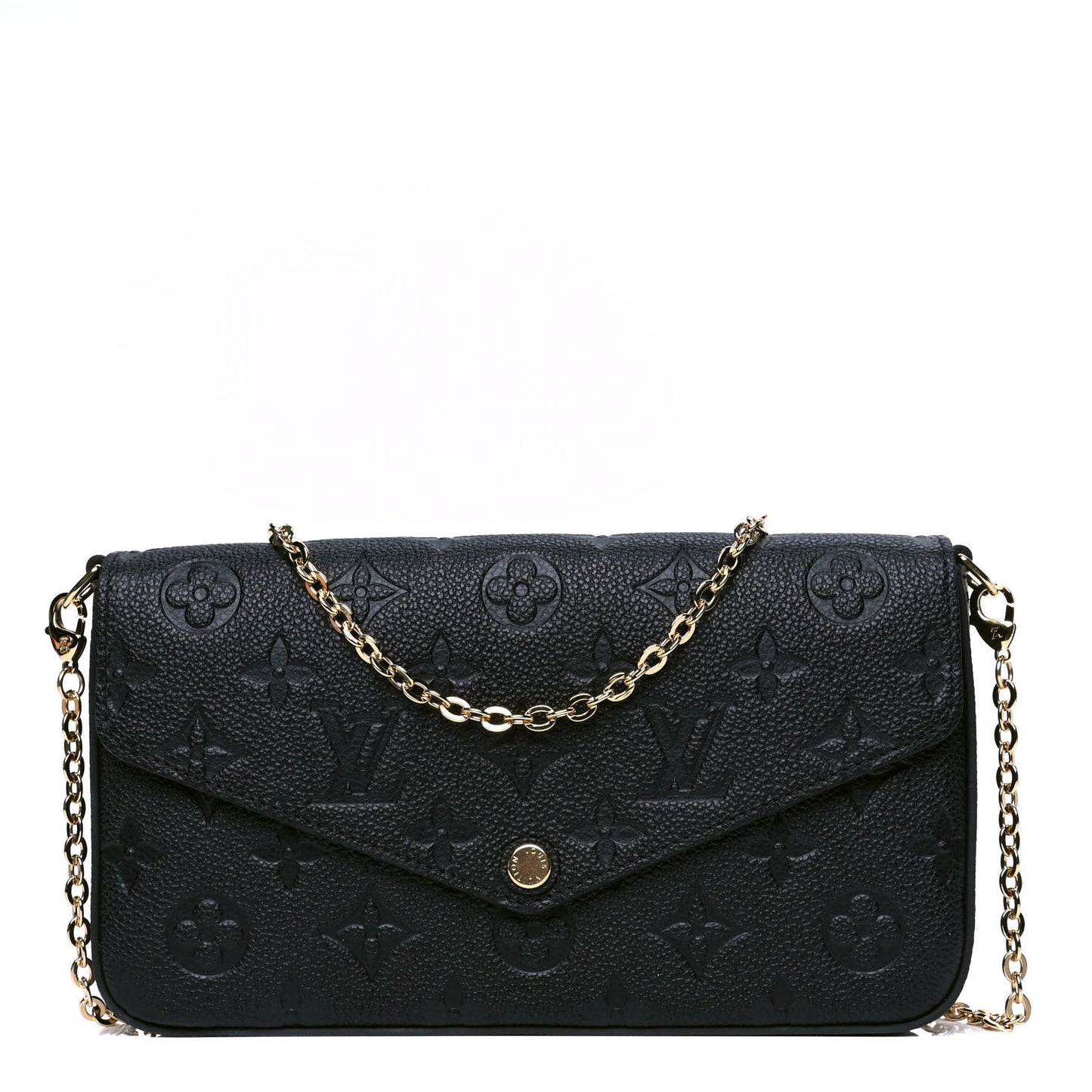 Empreinte Pochette Felicie Chain Wallet Black