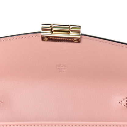 MCM Visetos Large Patricia Wallet On Chain Soft Pink 5 of 10