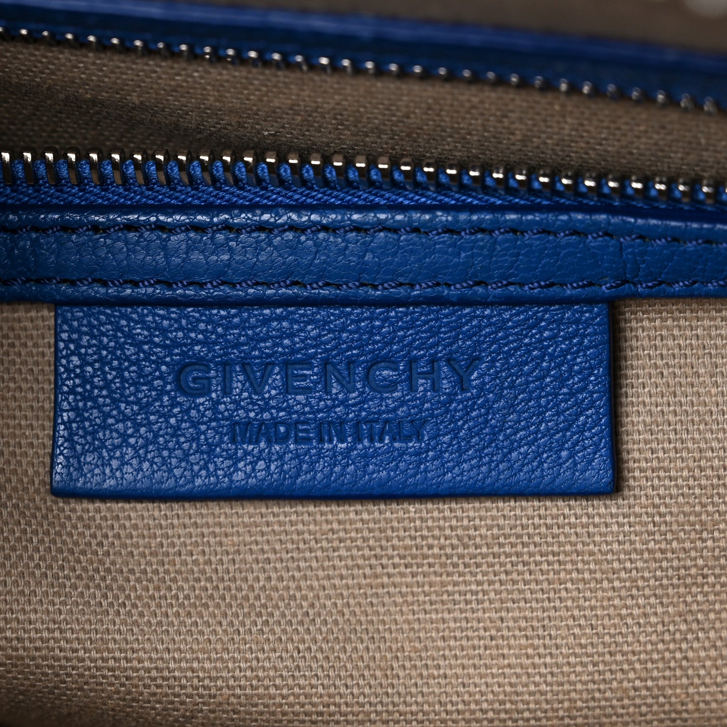Givenchy Sugar Goatskin Small Antigona Indigo Blue 6 of 18