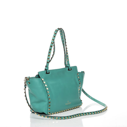 Valentino Garavani Vitello Small Rockstud Tote Colibri 3 of 7