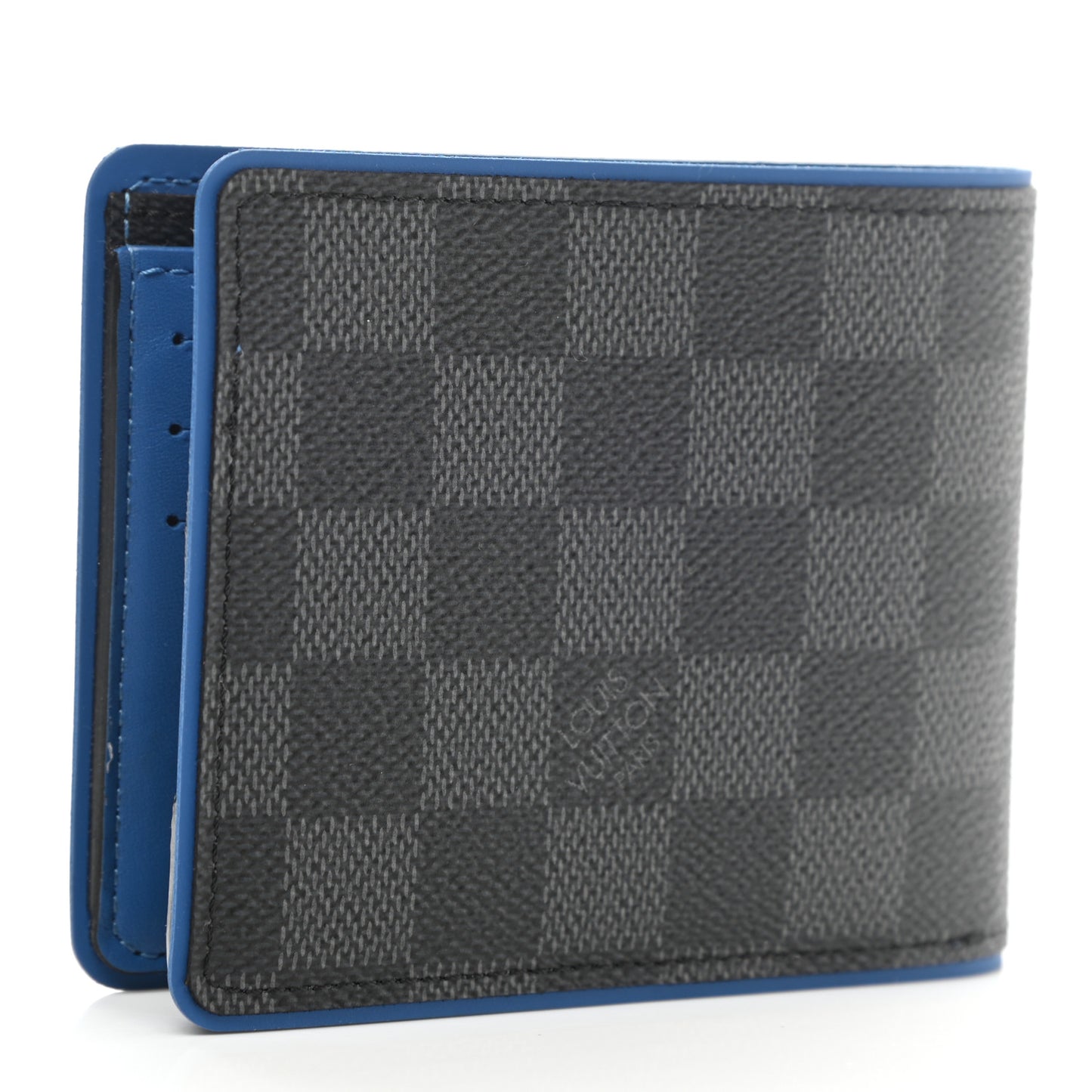 Damier Graphite Slender Wallet Blue