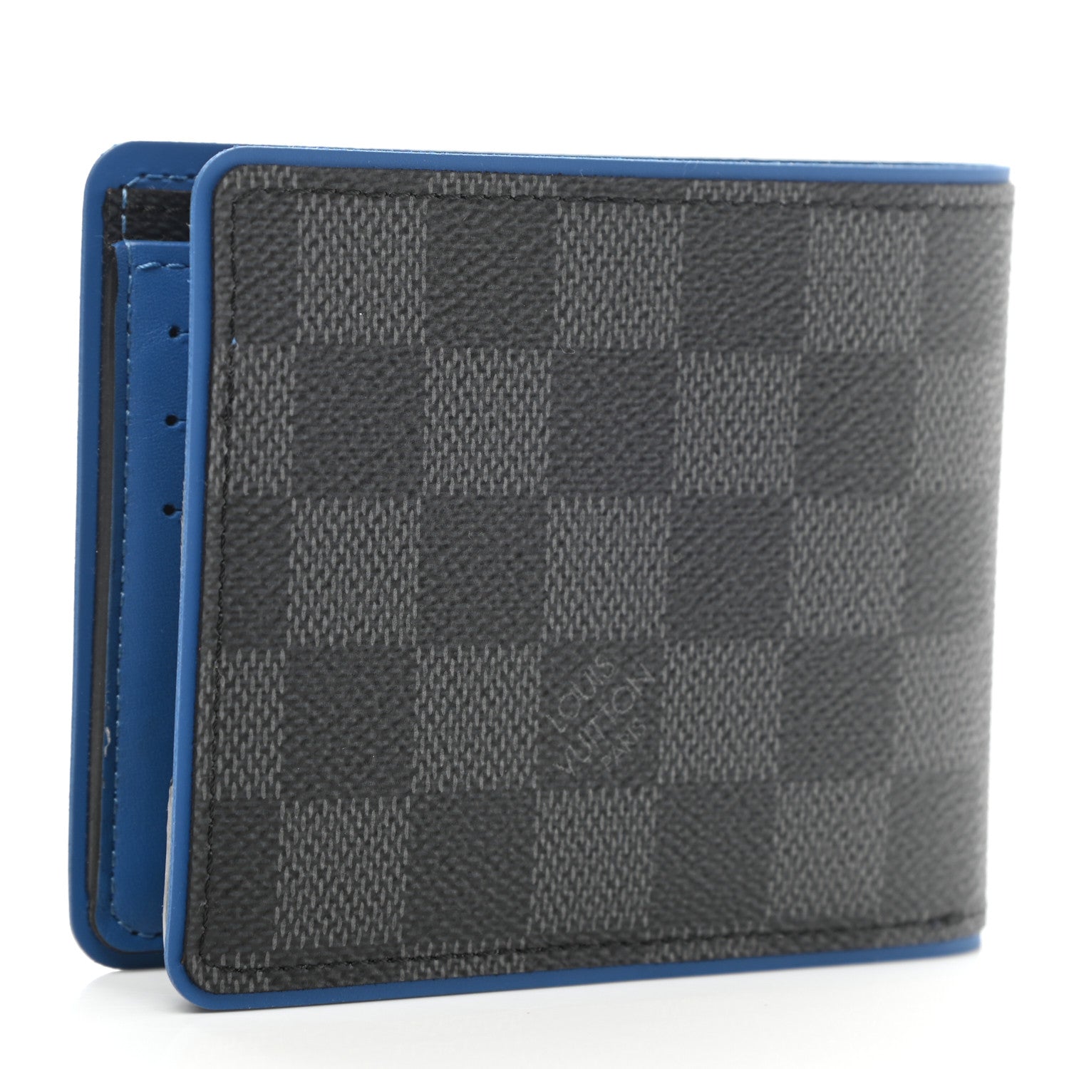 Louis Vuitton Damier Graphite Slender Wallet Blue 3 of 7