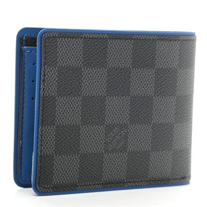 Louis Vuitton Damier Graphite Slender Wallet Blue 3 of 7