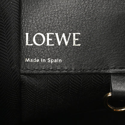 Loewe Jacquard Anagram Calfskin Small Hammock Shoulder Bag Black Charcoal 7 of 10