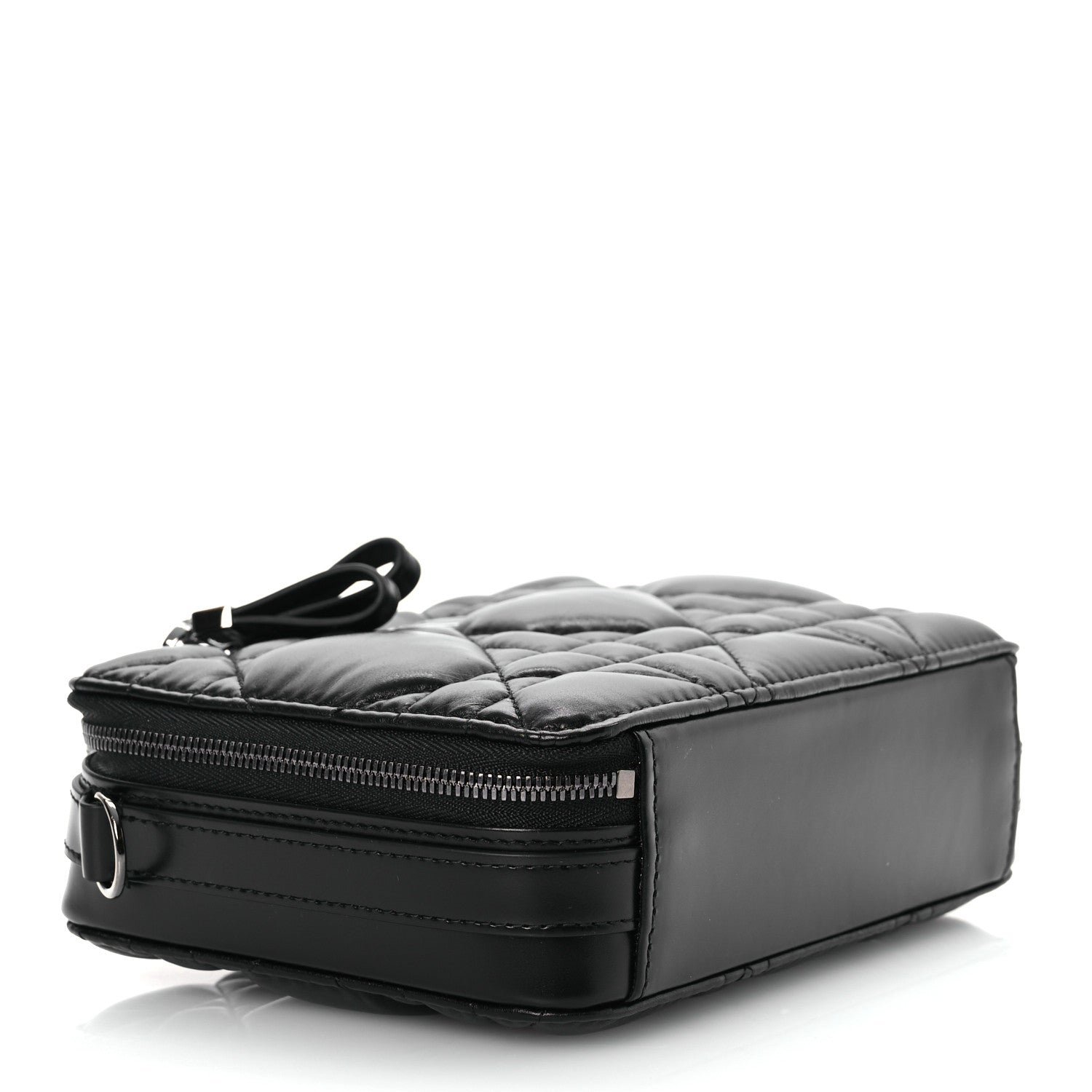 Christian Dior Calfskin Macrocannage Caro Box Bag Black 4 of 13