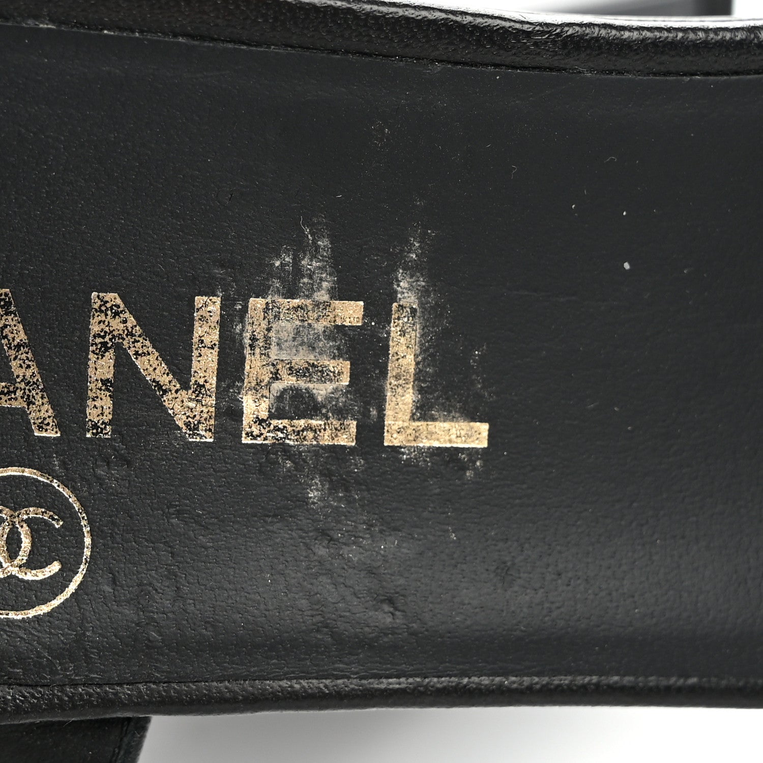 Chanel Lambskin Platform Sandals 40 Black 12 of 13