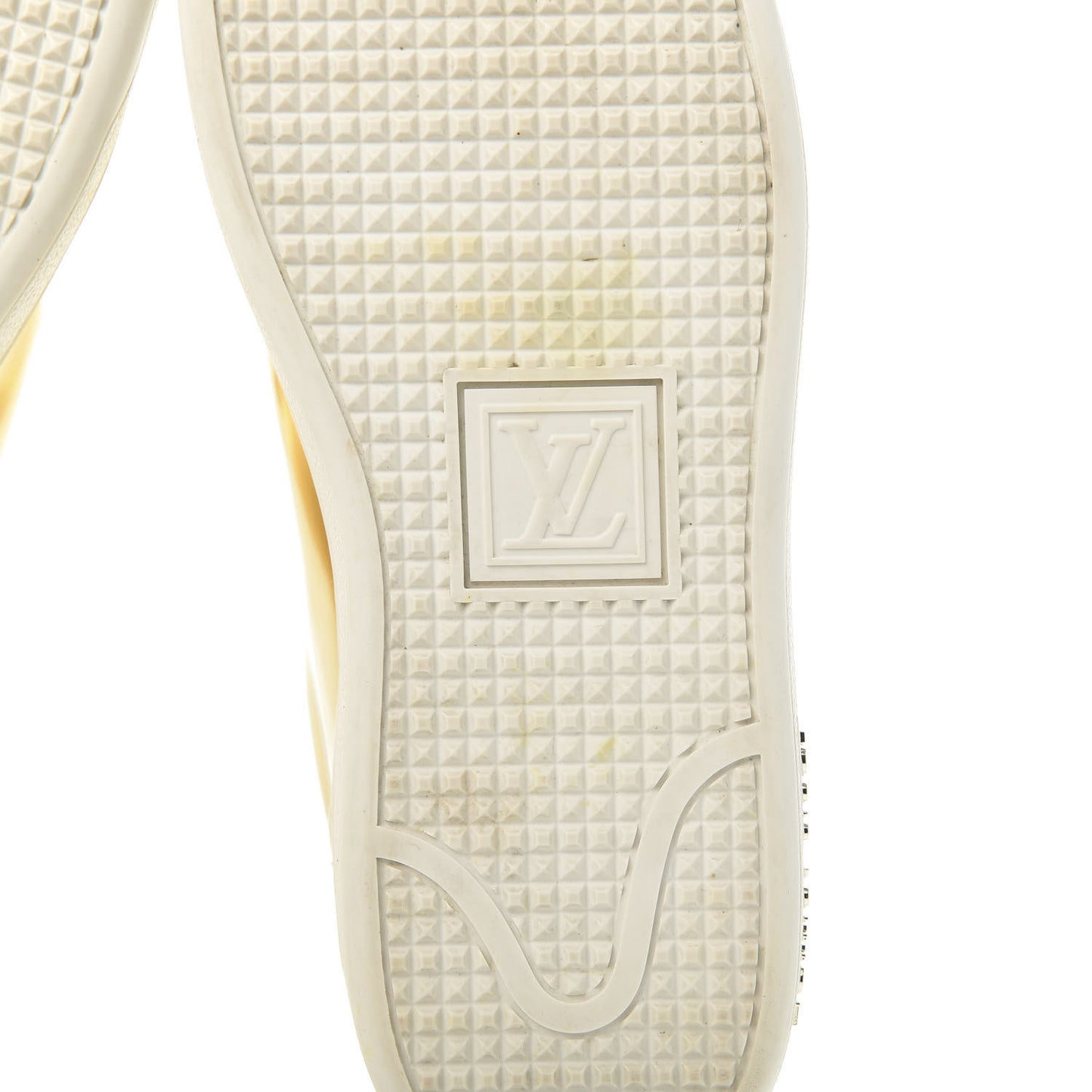 Metallic Calfskin Frontrow Sneakers 36.5 Gold