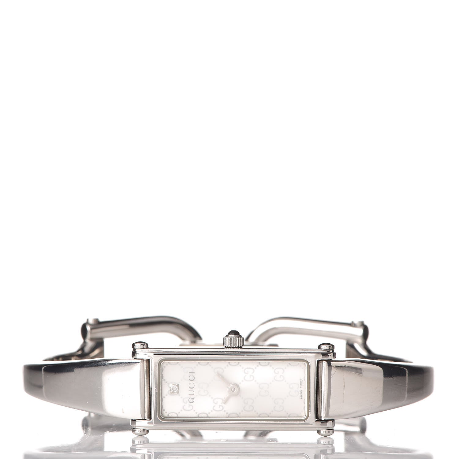 Gucci Stainless Steel Diamond 12mm 1500L Horsebit Quartz Watch 3 of 6