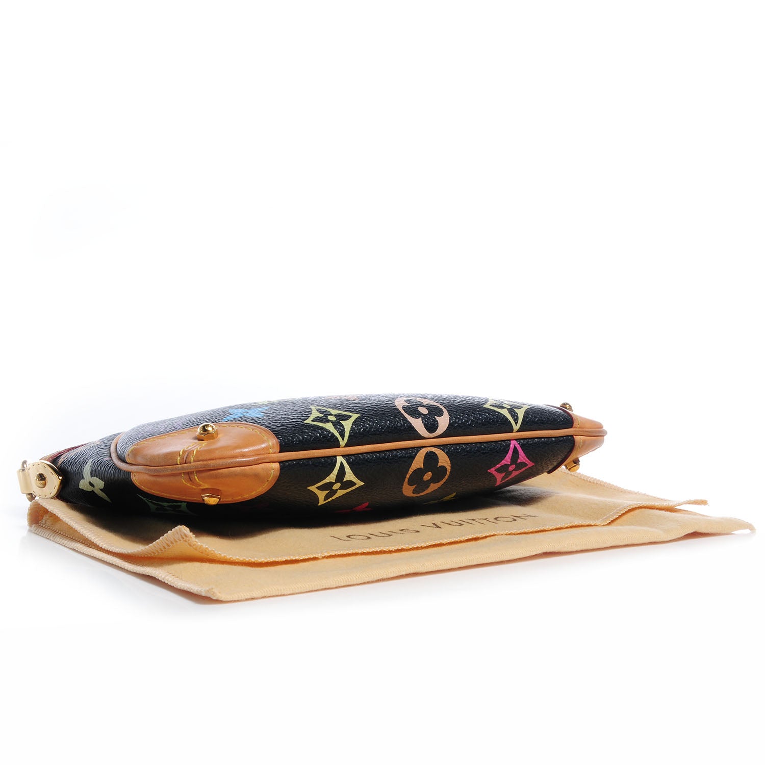 Louis Vuitton Monogram Milla Clutch MM Black 4 of 7
