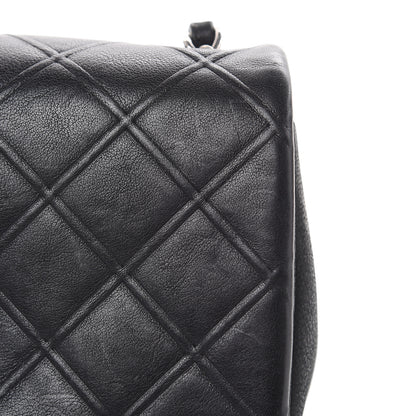 Chanel Calfskin Diamond Embossed New Chic Flap Black 9 of 18