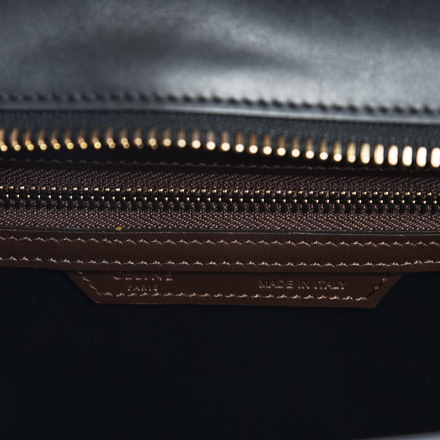 Elephant Calfskin Micro Tri-Color Luggage Indigo