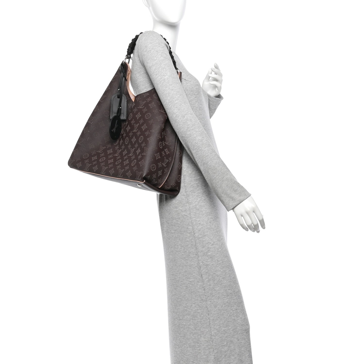 Louis Vuitton Mahina Carmel Hobo Chocolate 2 of 10