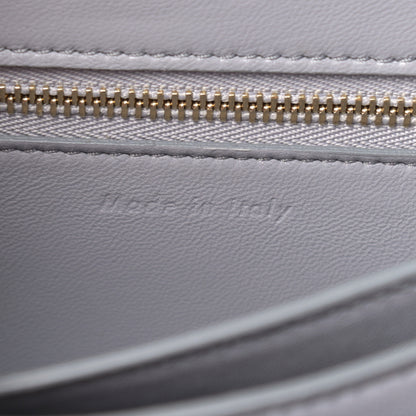 Celine Box Calfskin Small Classic Box Flap Bag Light Grey 7 of 8