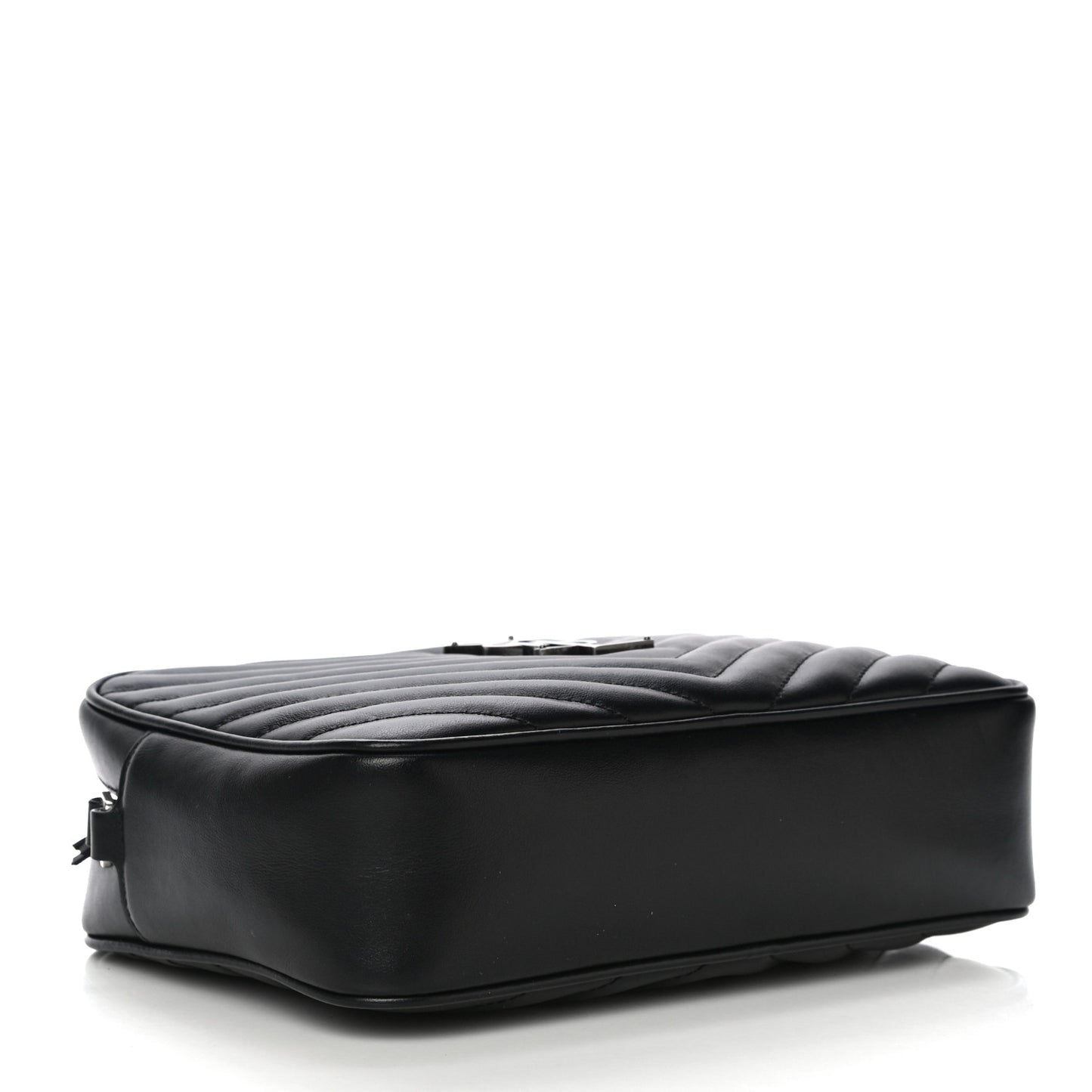 Calfskin Matelasse Monogram Lou Camera Bag Black