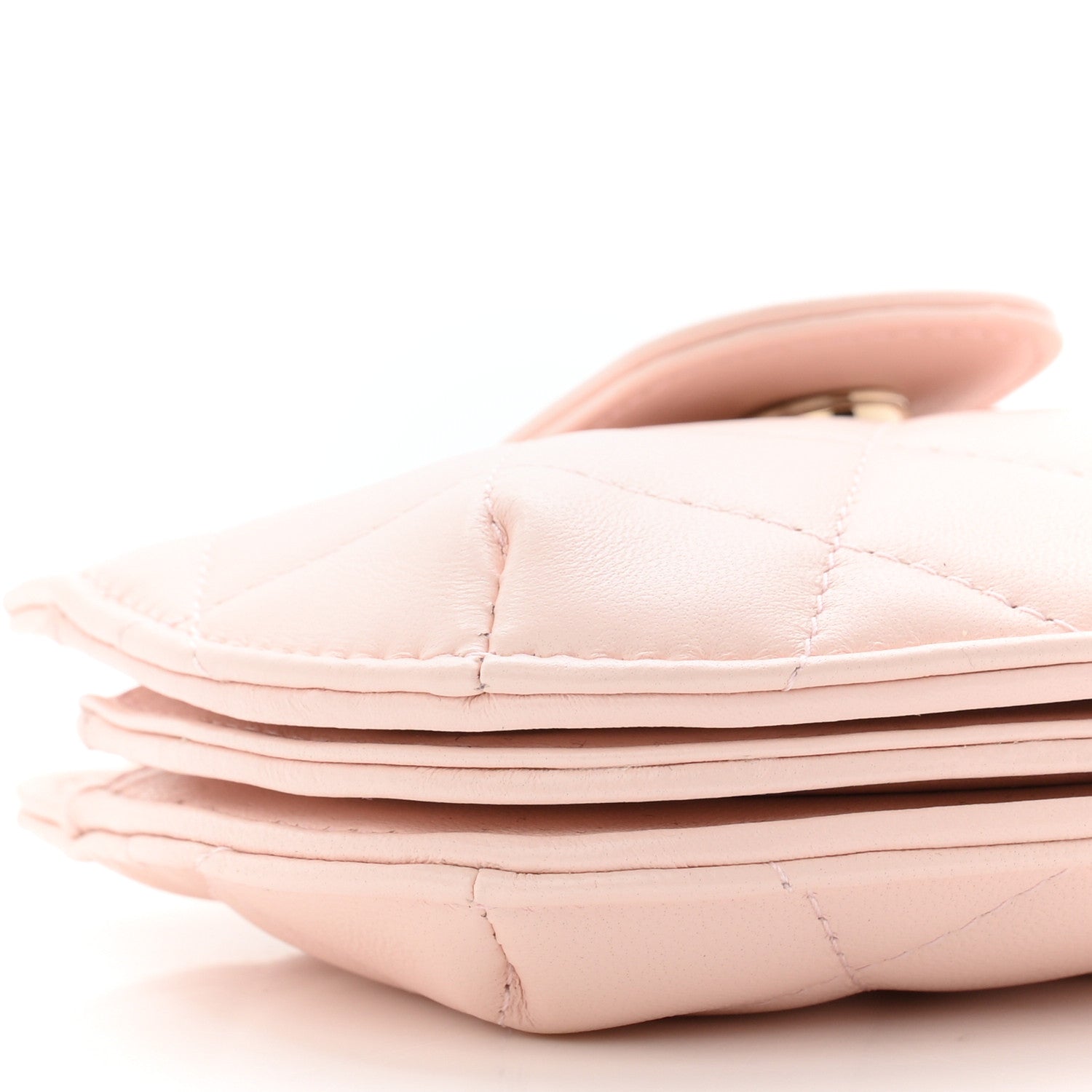 Chanel Lambskin Quilted Mini CC Chain Bag Light Pink 9 of 11