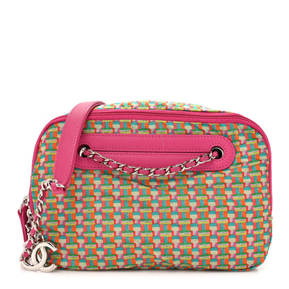 Chanel Rubber Quilted Lambskin Coco Rain Camera Bag Pink 3 of 18