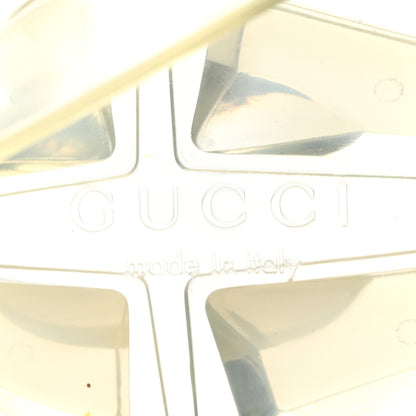 Gucci Shiny Rubber Double G Buckle Strap Sandals 41 Transparent 7 of 7