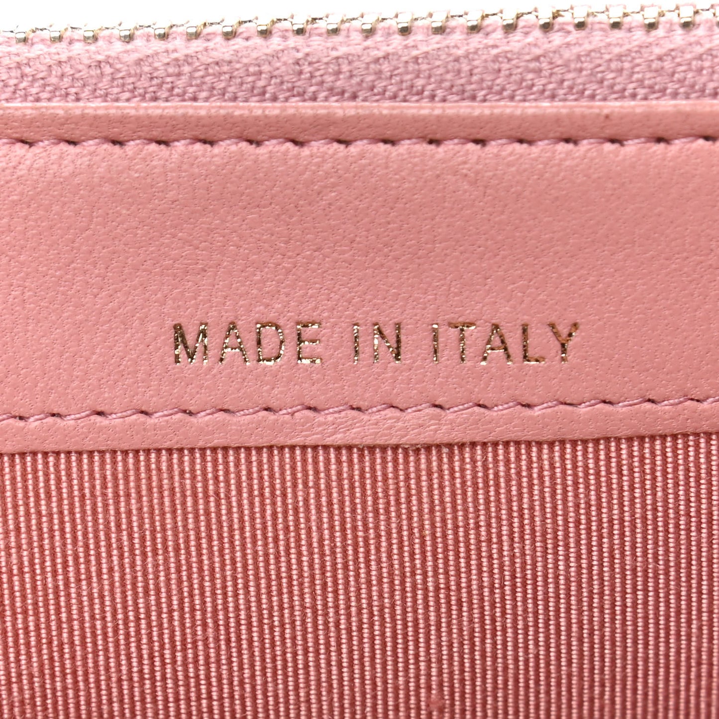 Lambskin Quilted Small Clutch With Chain Pink