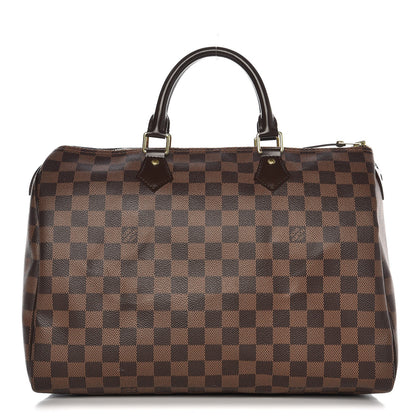 Louis Vuitton Damier Ebene Speedy 35 1 of 11