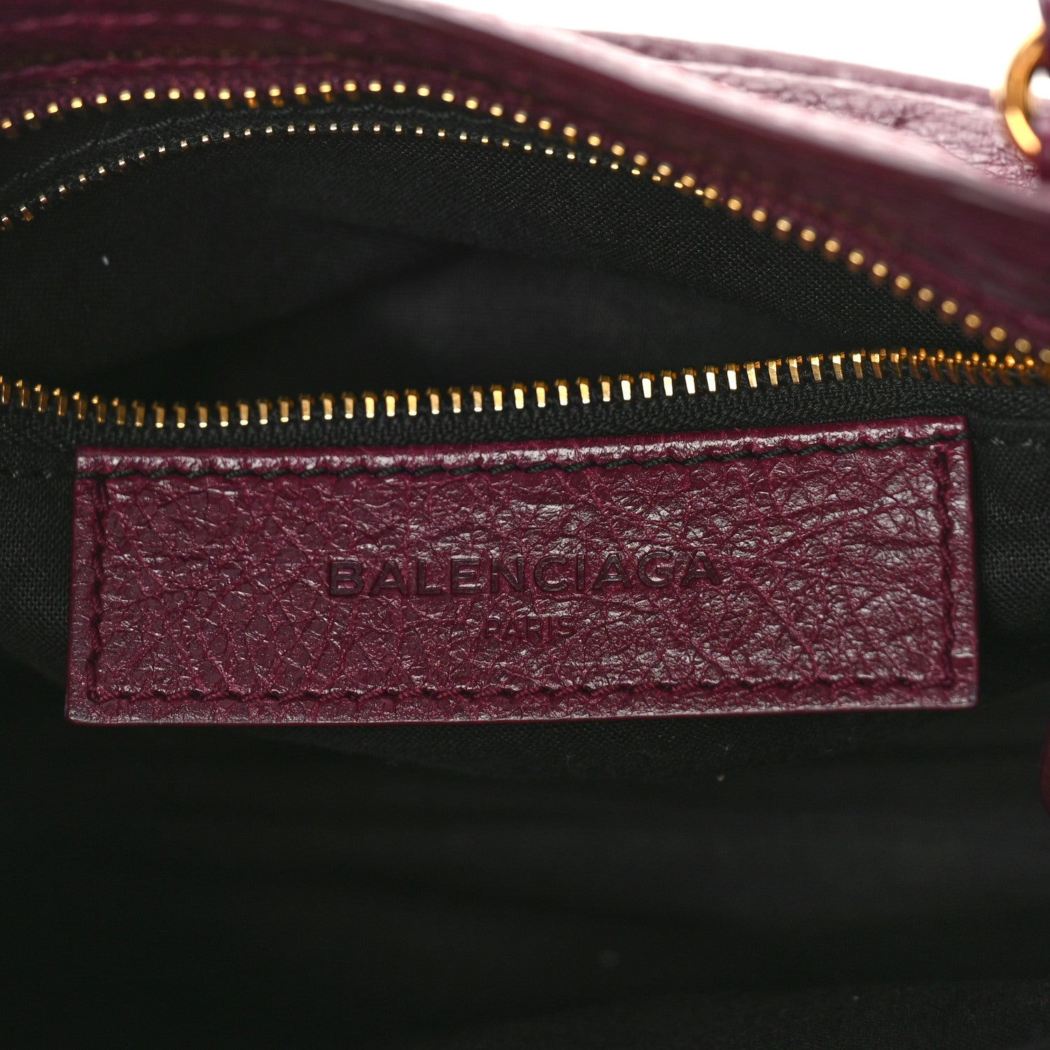 Balenciaga Agneau Giant 12 Gold Hardware Mini City Violet Prune 6 of 8