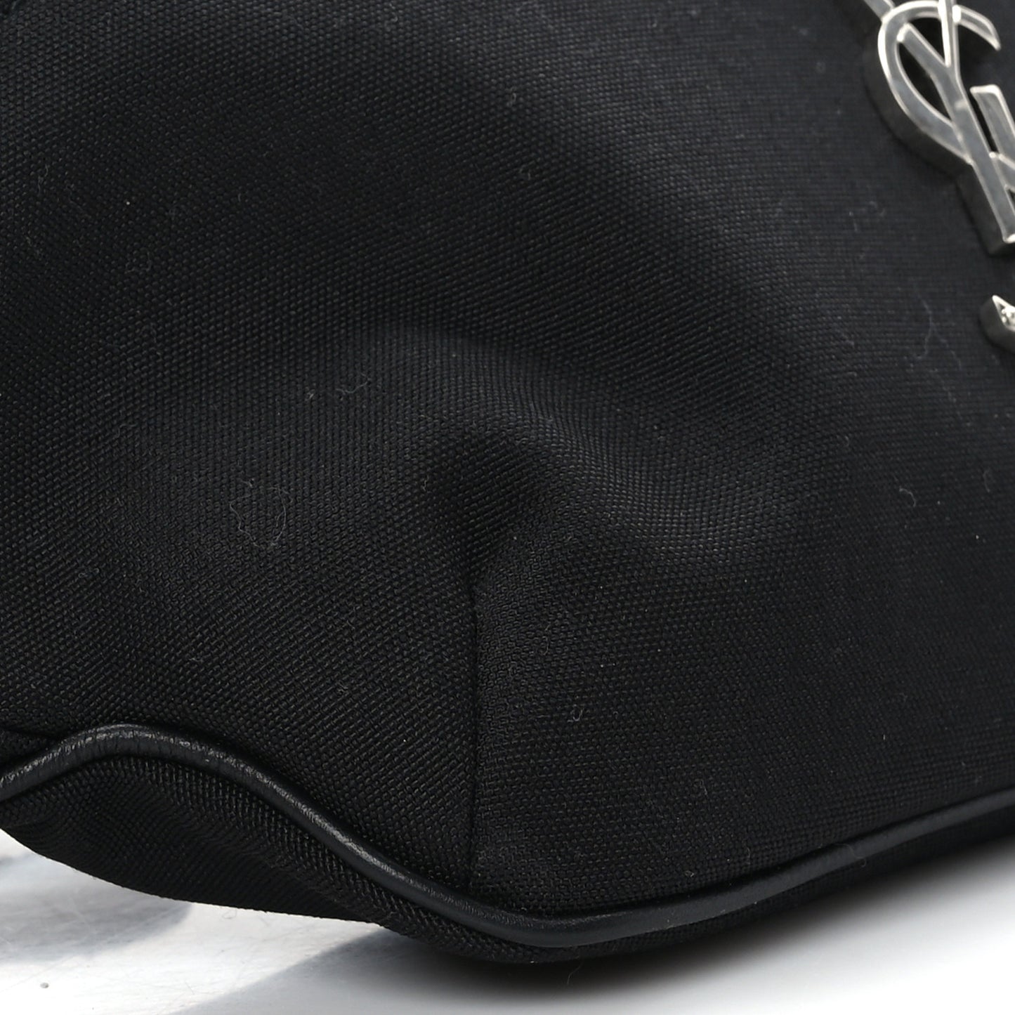 Canvas Monogram Belt Bag Black