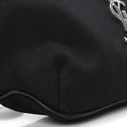 Saint Laurent Canvas Monogram Belt Bag Black 7 of 9