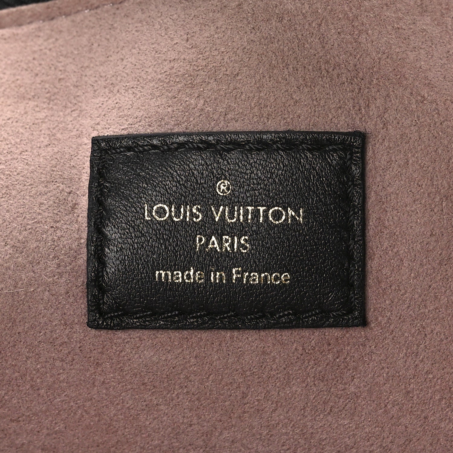 Louis Vuitton Lambskin Embossed Monogram Coussin PM Black 7 of 9