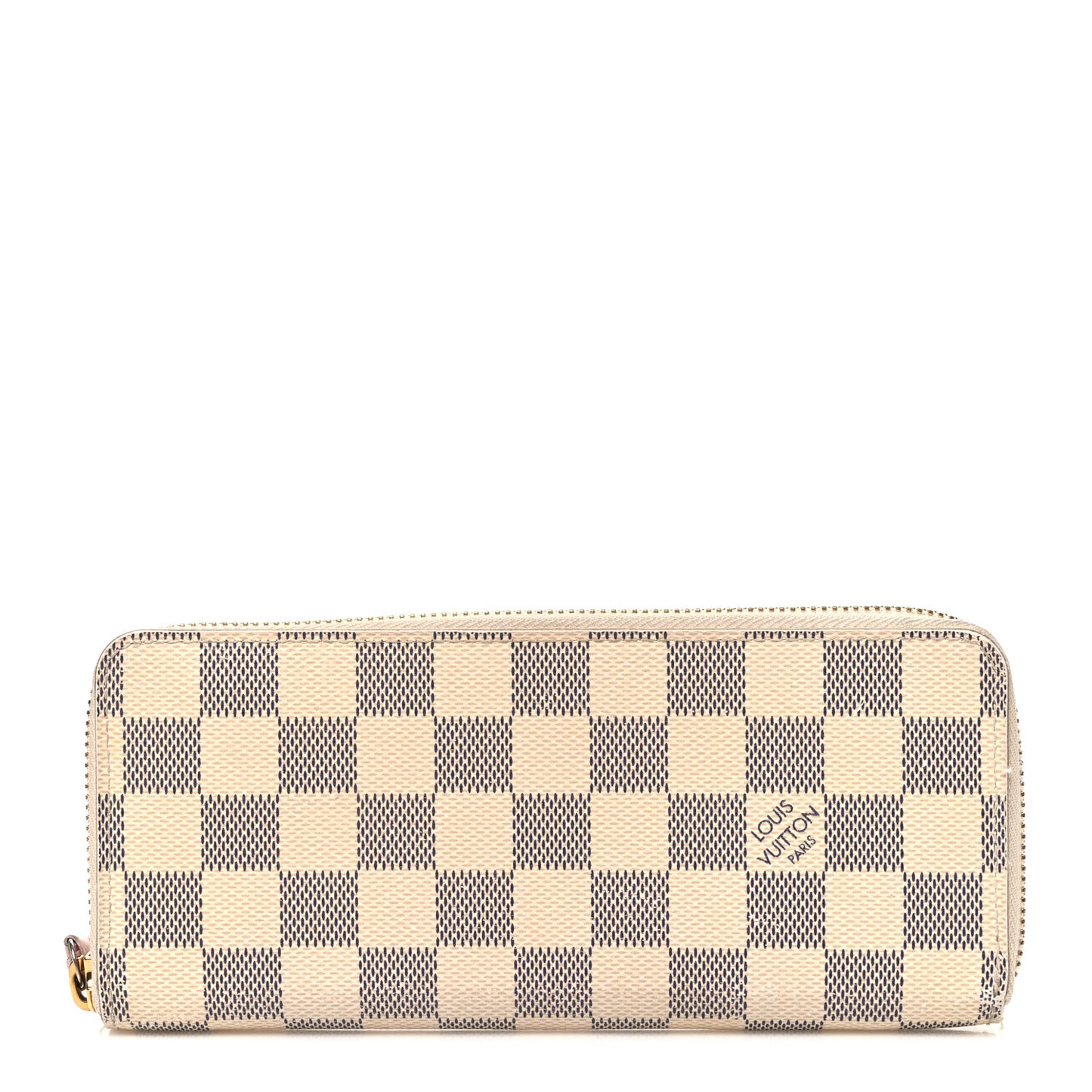 Damier Azur Clemence Wallet Rose Ballerine