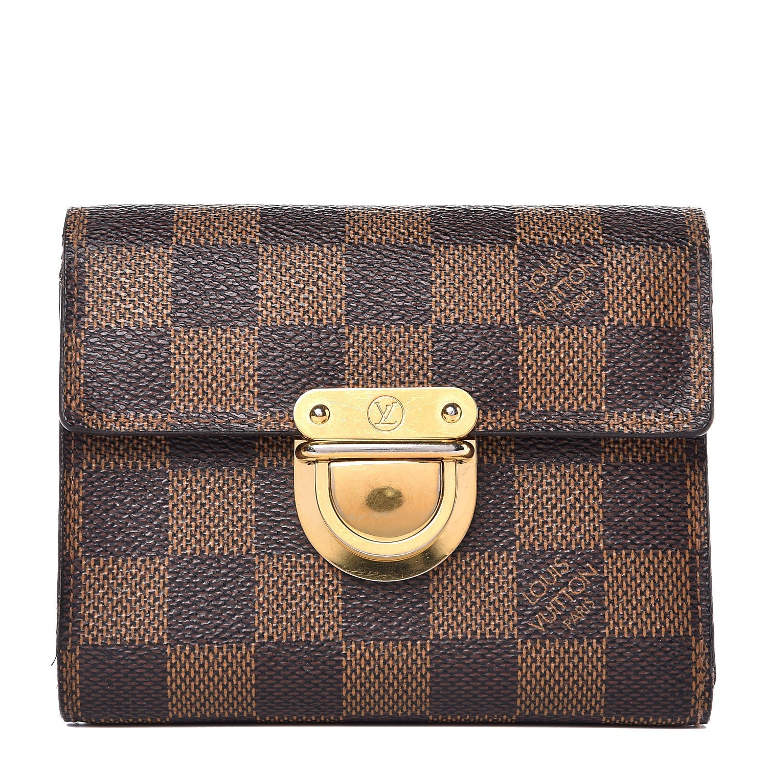 Louis Vuitton Damier Ebene Koala Compact Wallet 1 of 14