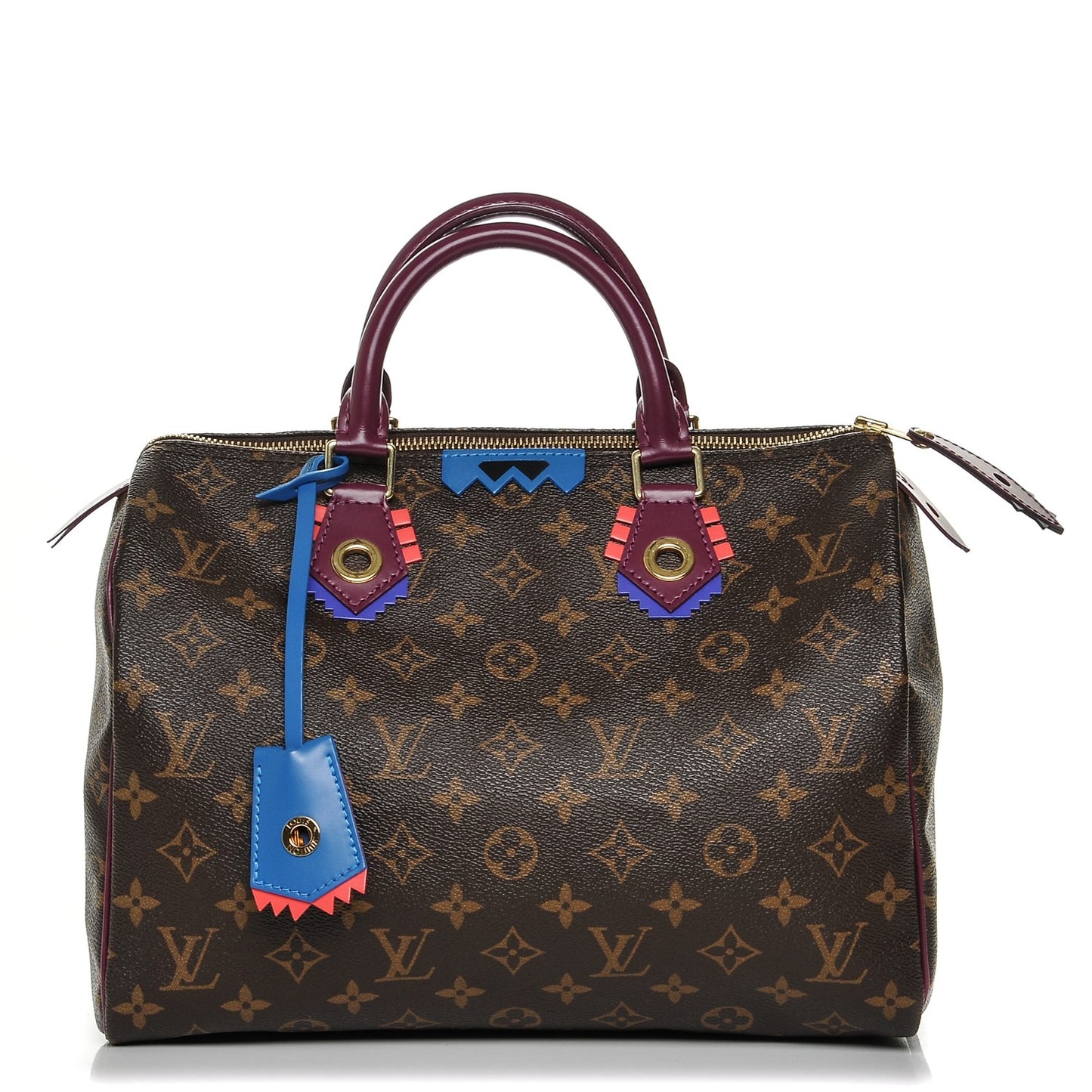 Monogram Totem Speedy 30 Magenta