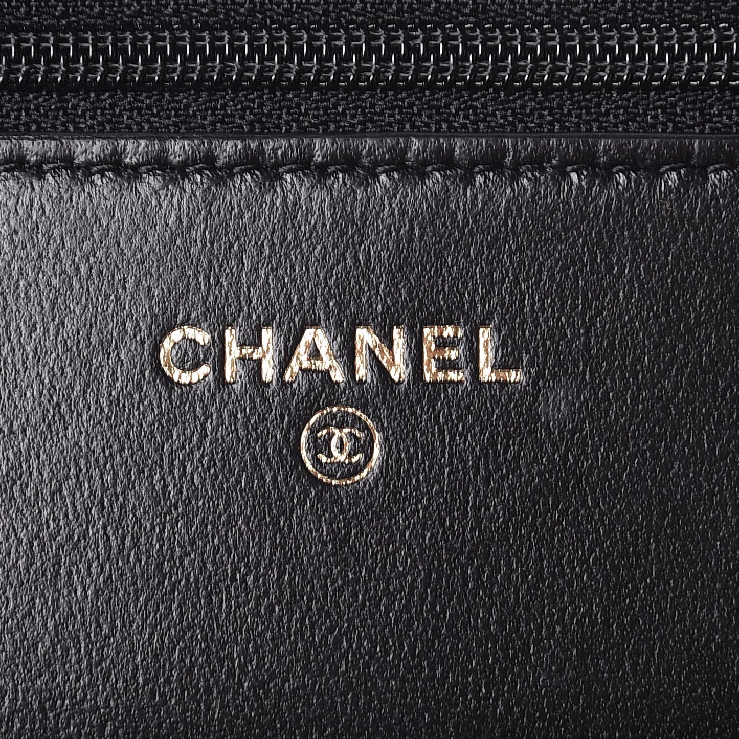 Lambskin Quilted Boy Wallet On Chain WOC Black